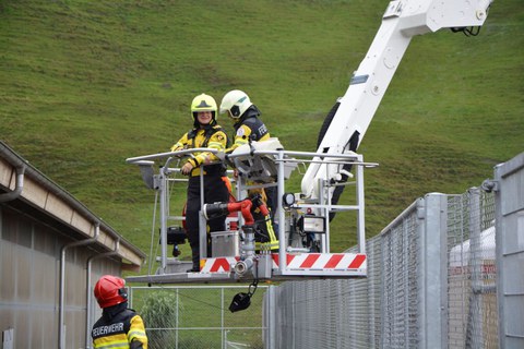 Brand im Technikraum Hühnerstall