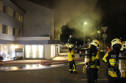 Brand in Schlafzimmer