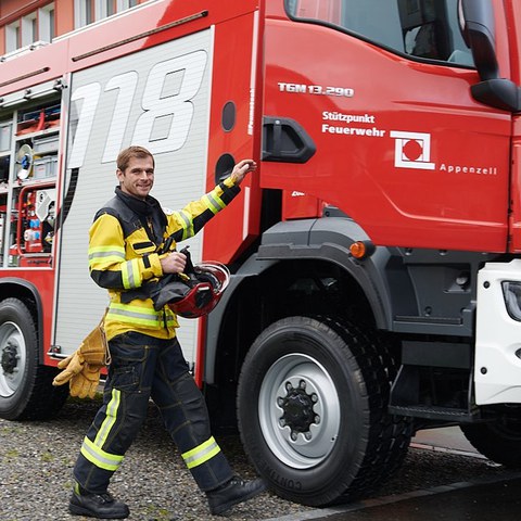 Neuer Kommandant Markus Speck. Vergrösserte Ansicht