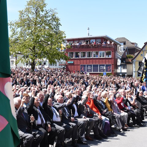 Landsgemeinde 2017 040. Vergrösserte Ansicht