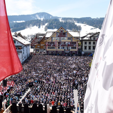 Landsgemeinde 2017 043. Vergrösserte Ansicht