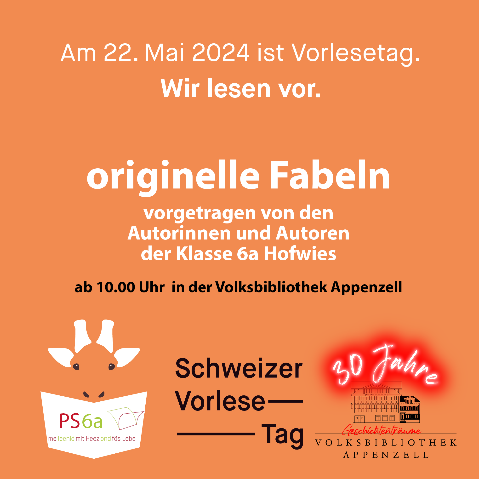 Schweizer Vorlesetag 2024 — Appenzell Innerrhoden