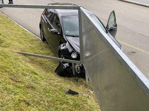 Verkehrsunfallsituation