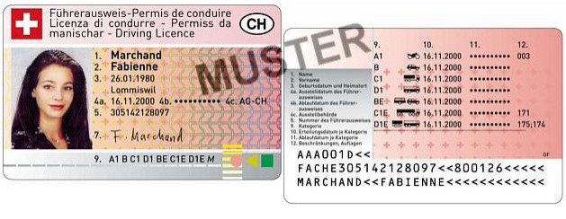Führerausweis und Fahrzeugausweis FAK